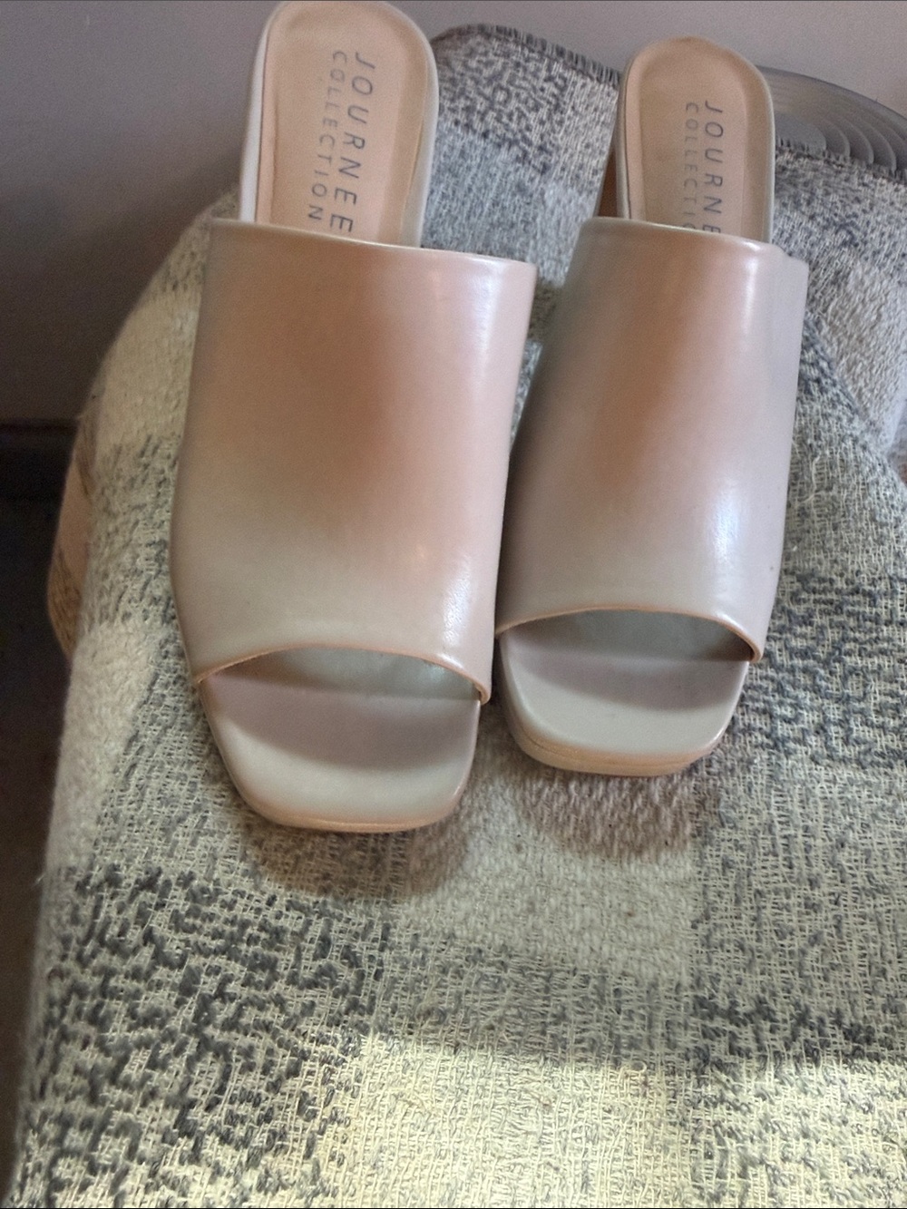 Open-Toe Slide Mules - Picture 2 of 4